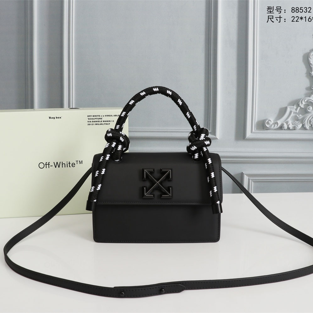 Off White Top Handle Bags - Click Image to Close